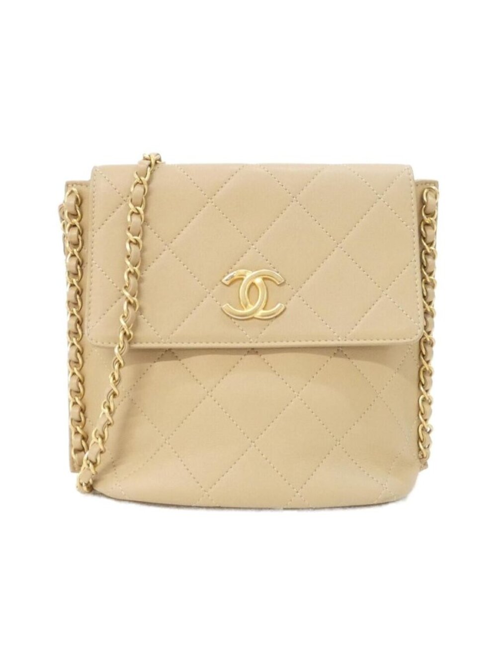 Chanel Shoulder Bag Beige